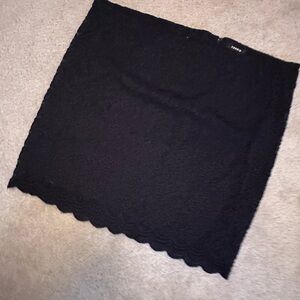 Torrid Black Lace Pencil Skirt